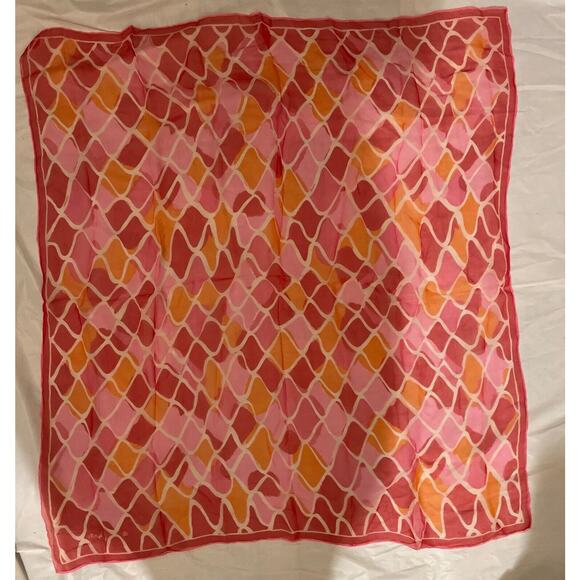 Vintage VERA Neumann Scarf ~ Ladybug Signed ~ Semi Sheer - Picture 2 of 8